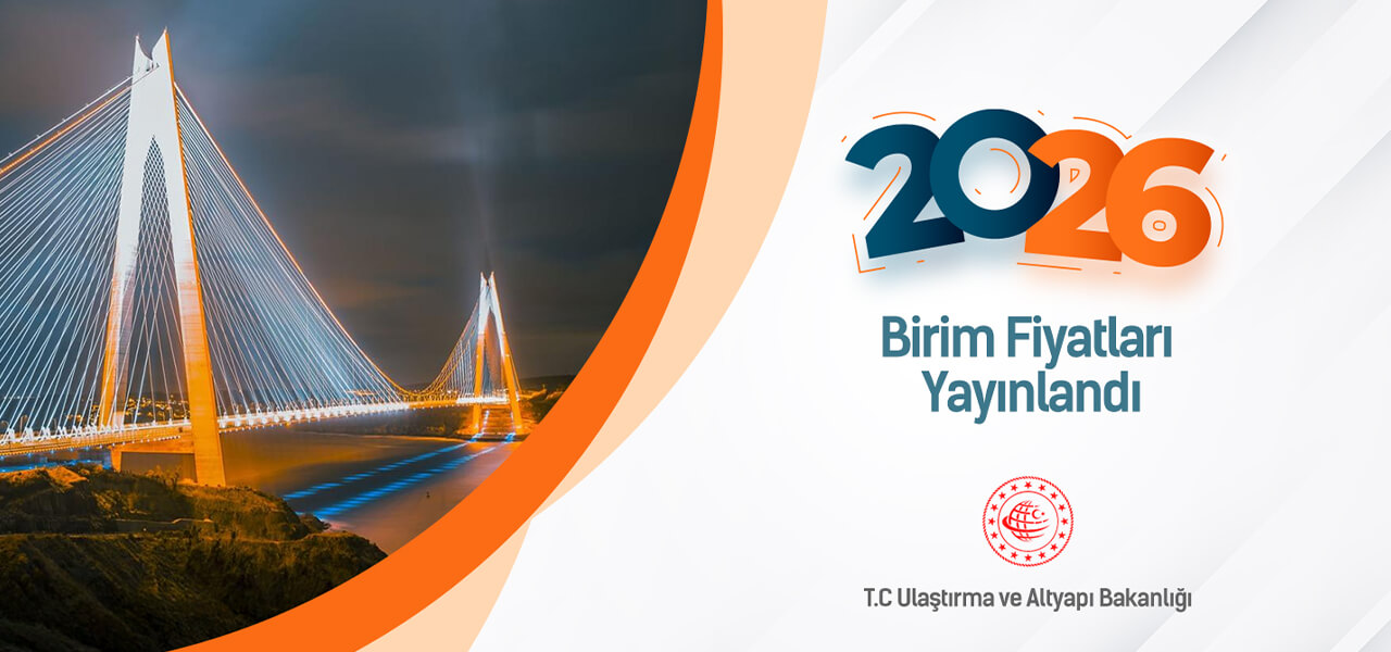 Ulaştırma ve Altyapı Bakanlığı Limanlar ve Deniz İnşaatı 2026 Birim Fiyatları Yayınlandı ve AMP' de kullanıma hazır!