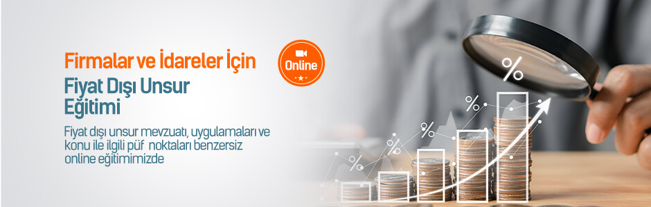 Firmalar ve İdareler İçin Fiyat Dışı Unsur Eğitimi