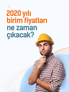 2020 Yılı Birim Fiyatları